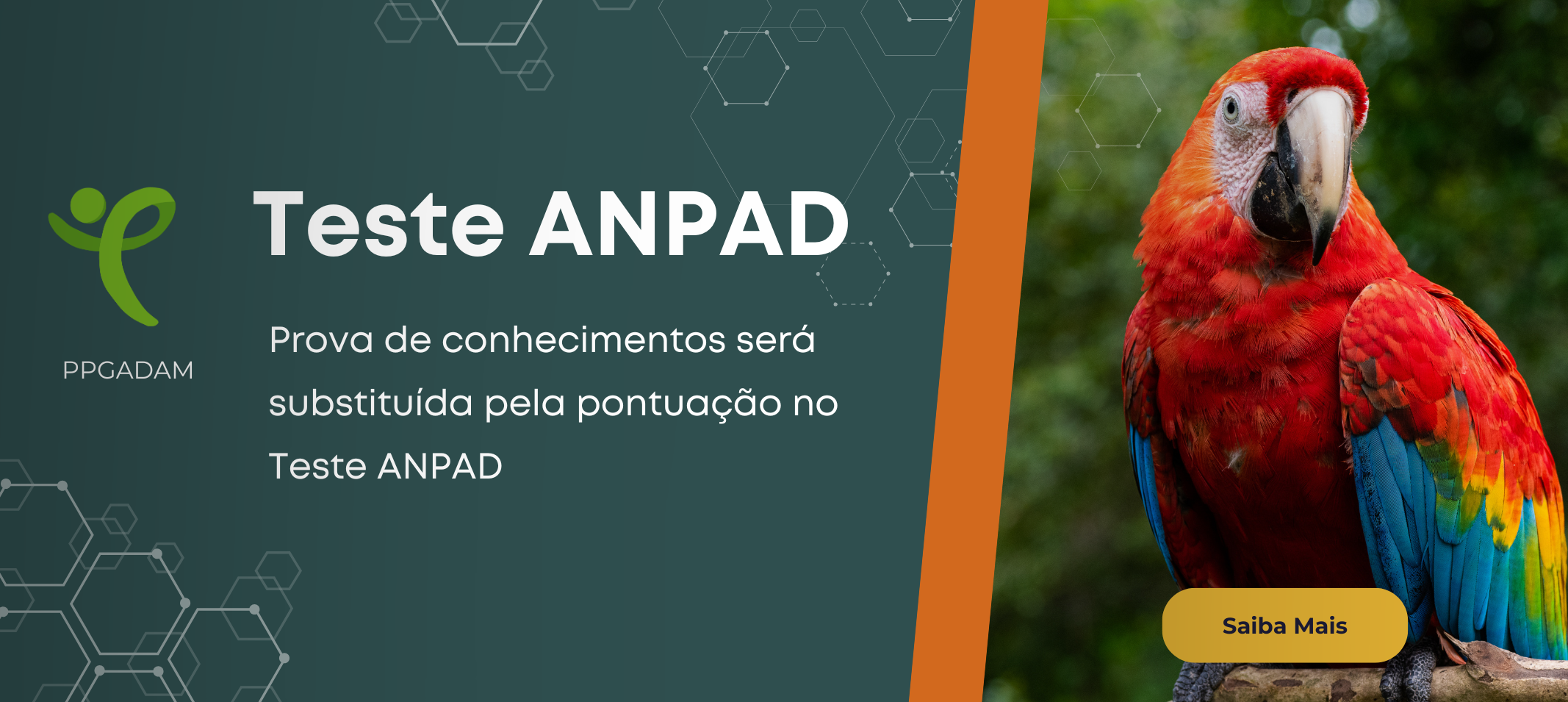 PPGADAM adotará o Teste ANPAD